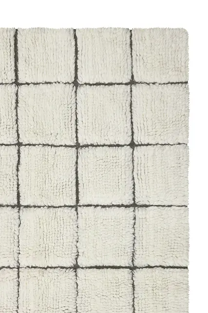 Lorena Canals Mosaic vloerkleed wol naturel 80x230cm Lorena Canals Mosaic vloerkleed wol naturel 80x230cm