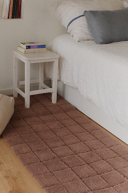 Lorena Canals Mosaik-Wollquarz-Teppich 80x230cm Lorena Canals Mosaik-Wollquarz-Teppich 80x230cm