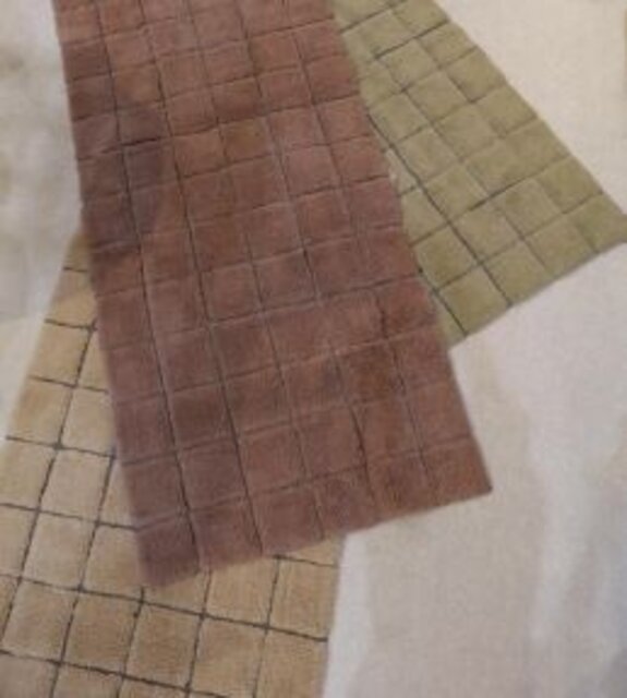 Lorena Canals Tapis en laine et quartz mosaïque 80x230cm Lorena Canals Tapis en laine et quartz mosaïque 80x230cm