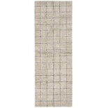 Lorena Canals Mosaic vloerkleed wol sandstone 80x230cm Lorena Canals Mosaic vloerkleed wol sandstone 80x230cm