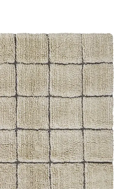 Lorena Canals Mosaic wool sandstone rug 80x230cm Lorena Canals Mosaic wool sandstone rug 80x230cm