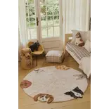 Lorena Canals Alfombra para perros Ø140 cm Lorena Canals Alfombra para perros Ø140 cm