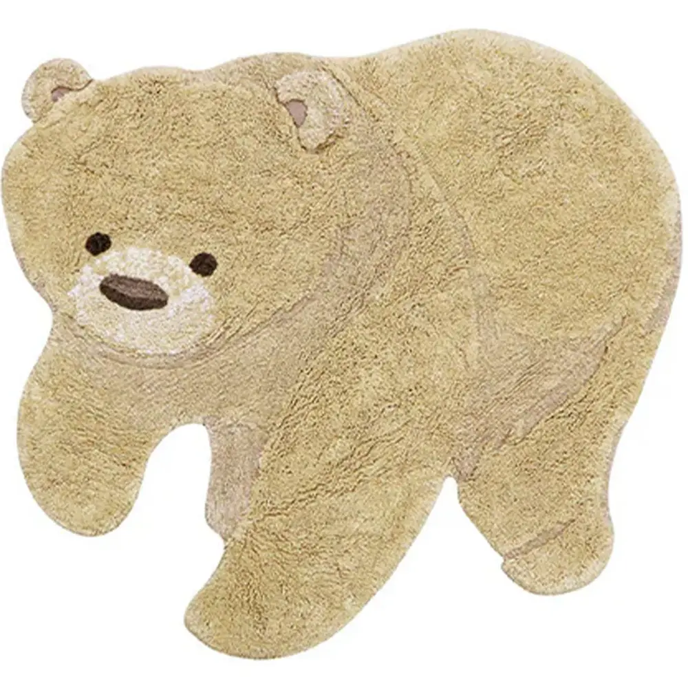 Lorena Canals Bear Animal rug 120x122cm Lorena Canals Bear Animal rug 120x122cm