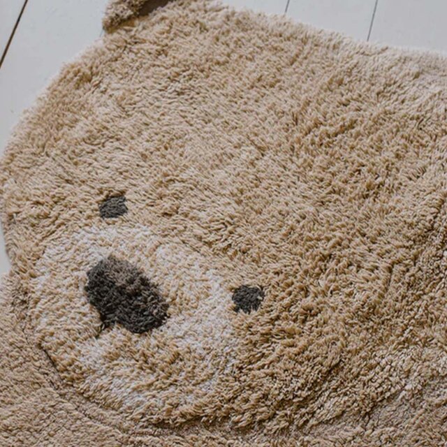Lorena Canals Bear Animal rug 120x122cm Lorena Canals Bear Animal rug 120x122cm