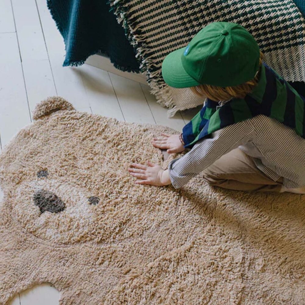 Lorena Canals Bear Animal rug 120x122cm Lorena Canals Bear Animal rug 120x122cm