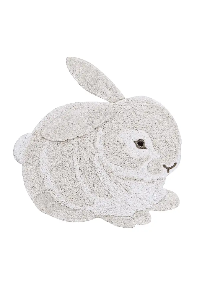 Lorena Canals Bunny Animal vloerkleed 130x135cm