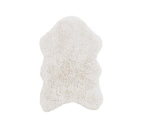 Lorena Canals Wollteppich „Woolable Woolly“ mit Schafmotiv, weiß, 75 x 110 cm Lorena Canals Wollteppich „Woolable Woolly“ mit Schafmotiv, weiß, 75 x 110 cm
