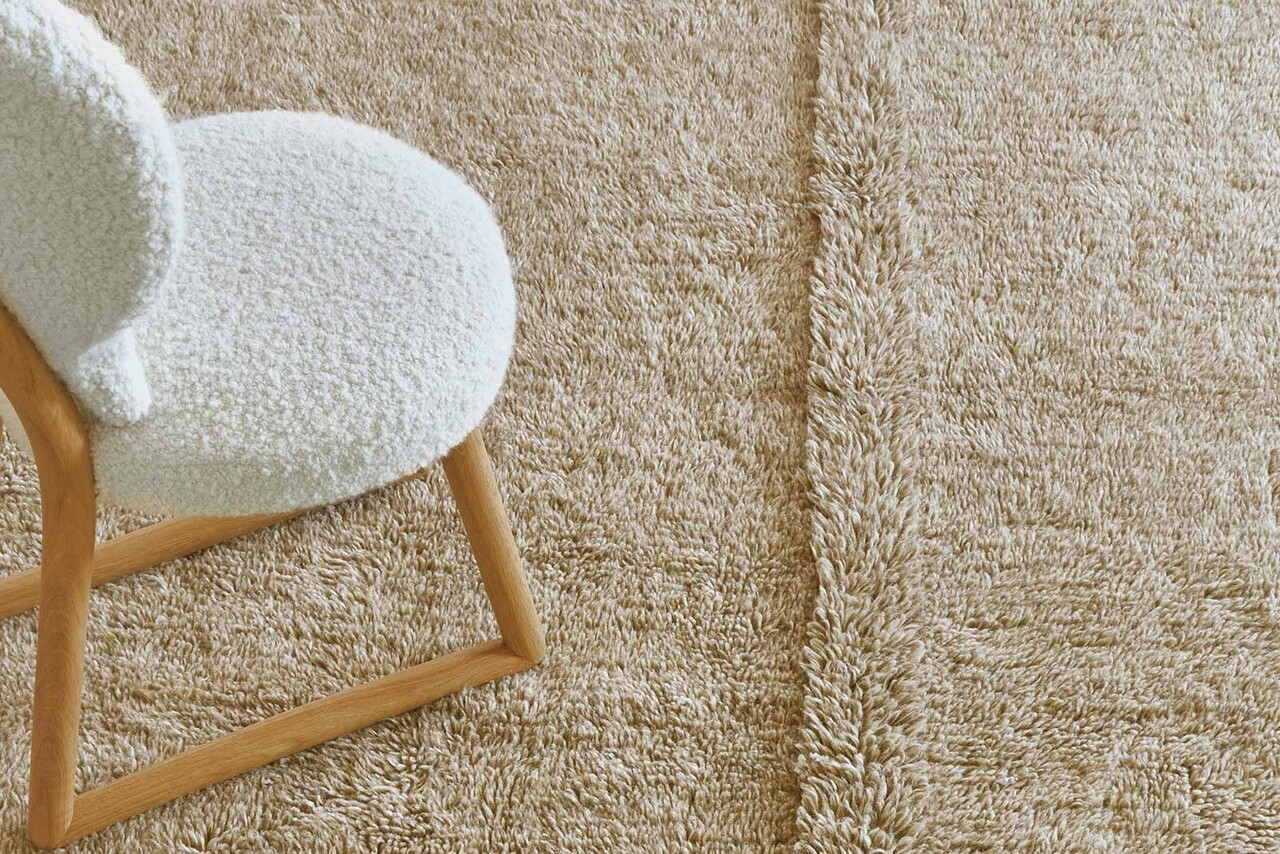 Lorena Canals Ullteppe Tundra i beige saueblanding 170x240cm Lorena Canals Ullteppe Tundra i beige saueblanding 170x240cm