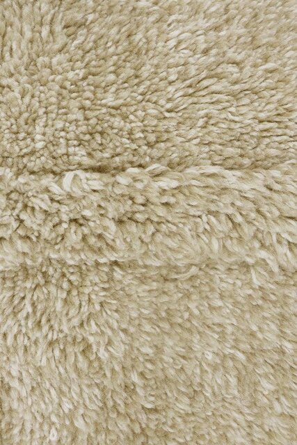 Lorena Canals Wolliger Tundra-Teppich, Mischgewebe aus Schafwolle, beige, 170 x 240 cm