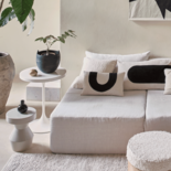 Urban Nature Culture Table d'appoint blanche laquée brillante Urban Nature Culture Table d'appoint blanche laquée brillante