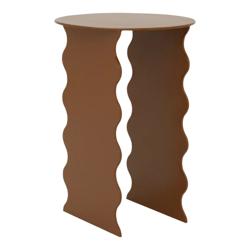 Urban Nature Culture Table d'appoint ondulée Urban Nature Culture Table d'appoint ondulée