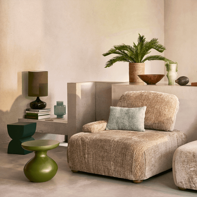 Urban Nature Culture Tummy sidobord majsslända grön