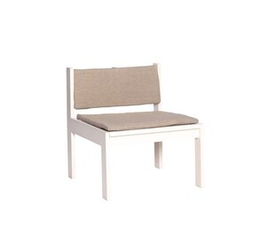 Hubsch Fauteuil lounge d'extérieur Haus beige Hubsch Fauteuil lounge d'extérieur Haus beige