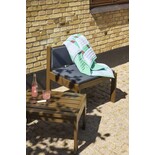 Hubsch Fauteuil de jardin Haus marron Hubsch Fauteuil de jardin Haus marron