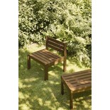 Hubsch Fauteuil de jardin Haus marron Hubsch Fauteuil de jardin Haus marron