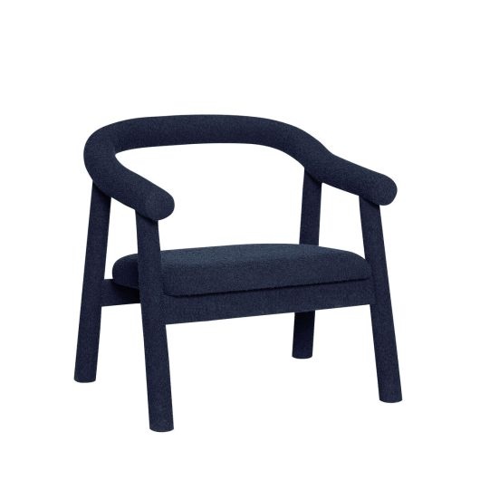 Hubsch Bleu Fauteuil Ouli Foncé