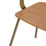 Hubsch Silla Hock natural/verde Hubsch Silla Hock natural/verde