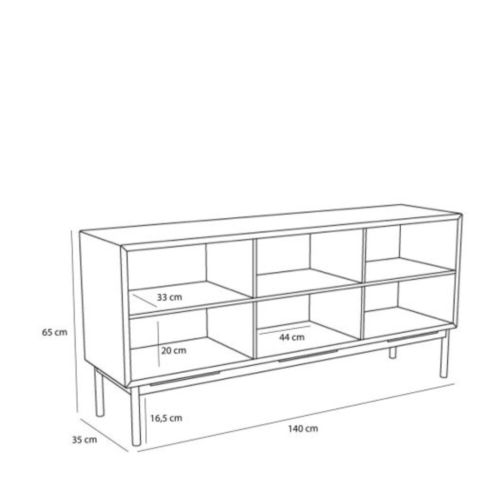 Hubsch Dual kast multikleur Hubsch Dual kast multikleur