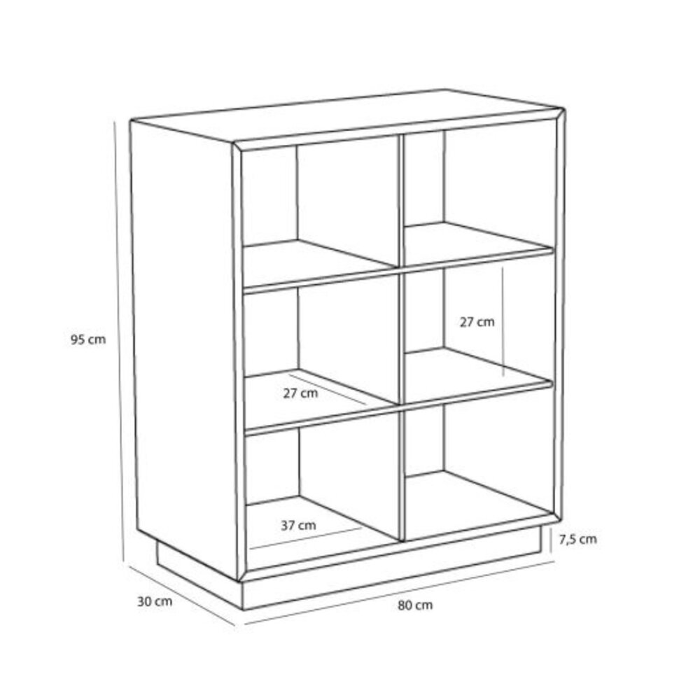 Hubsch Disco cabinet small natural Hubsch Disco cabinet small natural