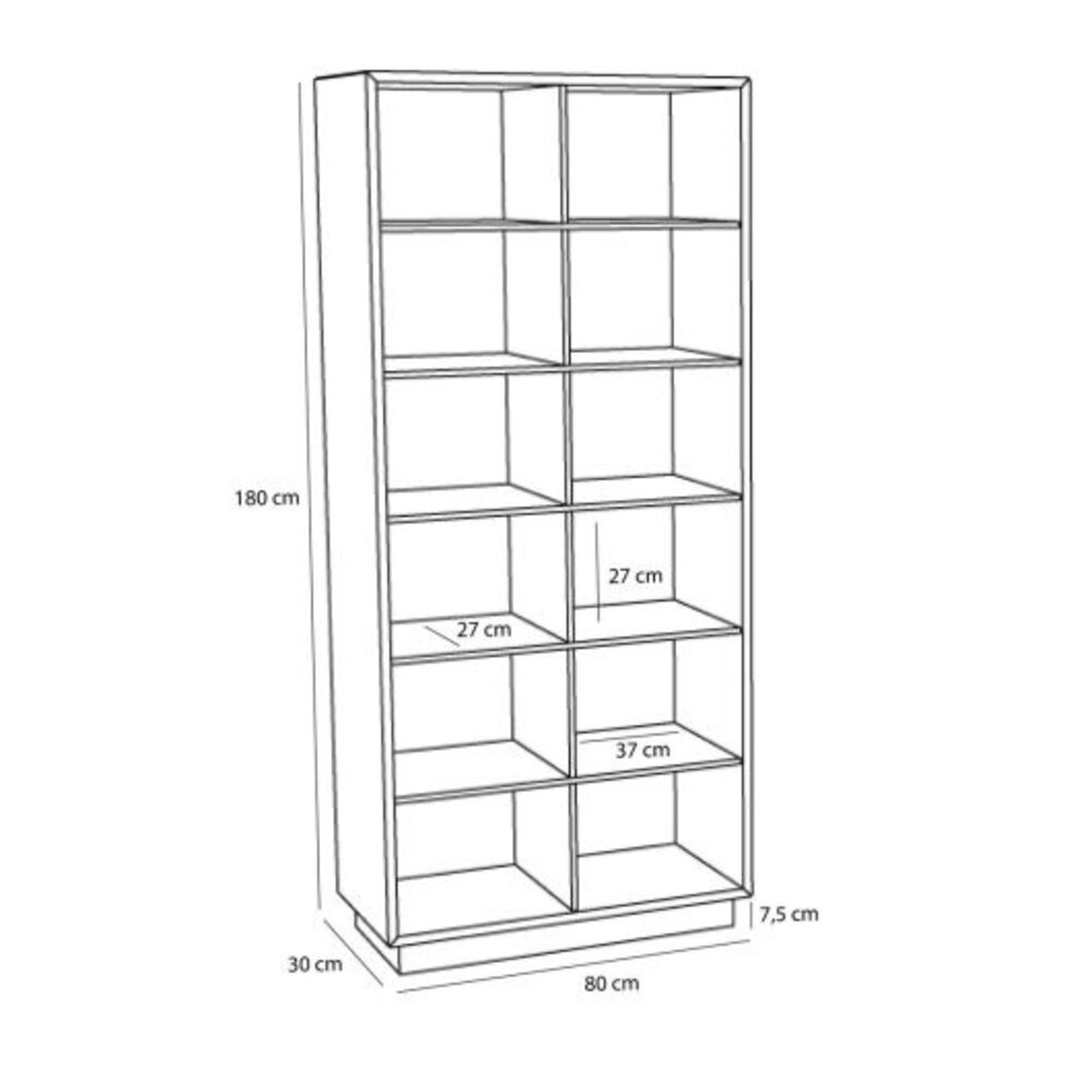 Hubsch Disco cabinet large natural Hubsch Disco cabinet large natural