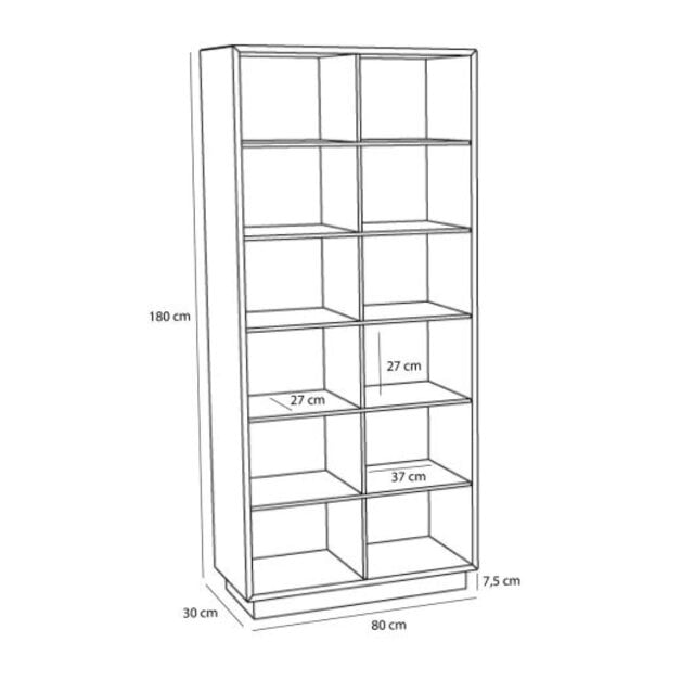 Hubsch Disco cabinet large natural Hubsch Disco cabinet large natural