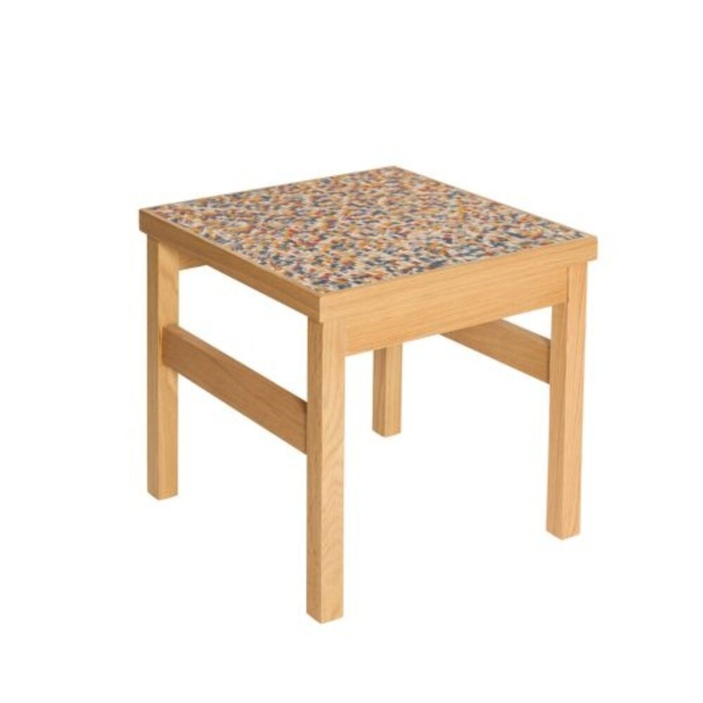 Hubsch Mesa auxiliar Confetti multicolor Hubsch Mesa auxiliar Confetti multicolor