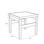 Hubsch Confetti side table multicolour Hubsch Confetti side table multicolour