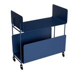Hubsch Carrello Ays blu scuro Hubsch Carrello Ays blu scuro