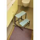 Hubsch Step kruk blauw/bruin Hubsch Step kruk blauw/bruin