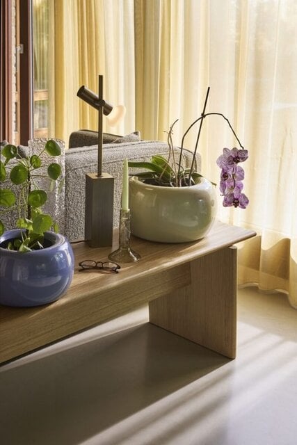 Hubsch Lampe de table en laiton poli Hubsch Lampe de table en laiton poli