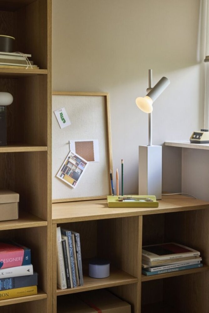 Hubsch Sett bordlampe lys grå Hubsch Sett bordlampe lys grå