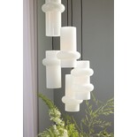 Hubsch Pilule pendant lamp up matt white Hubsch Pilule pendant lamp up matt white