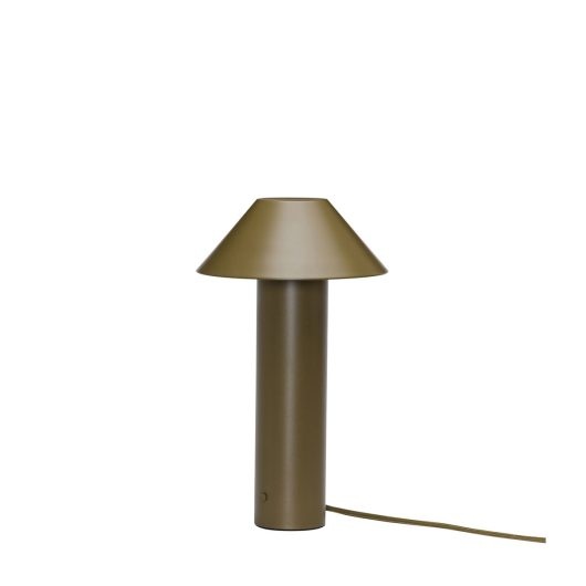 Hubsch Vert Lampe De Table Tour Foncé