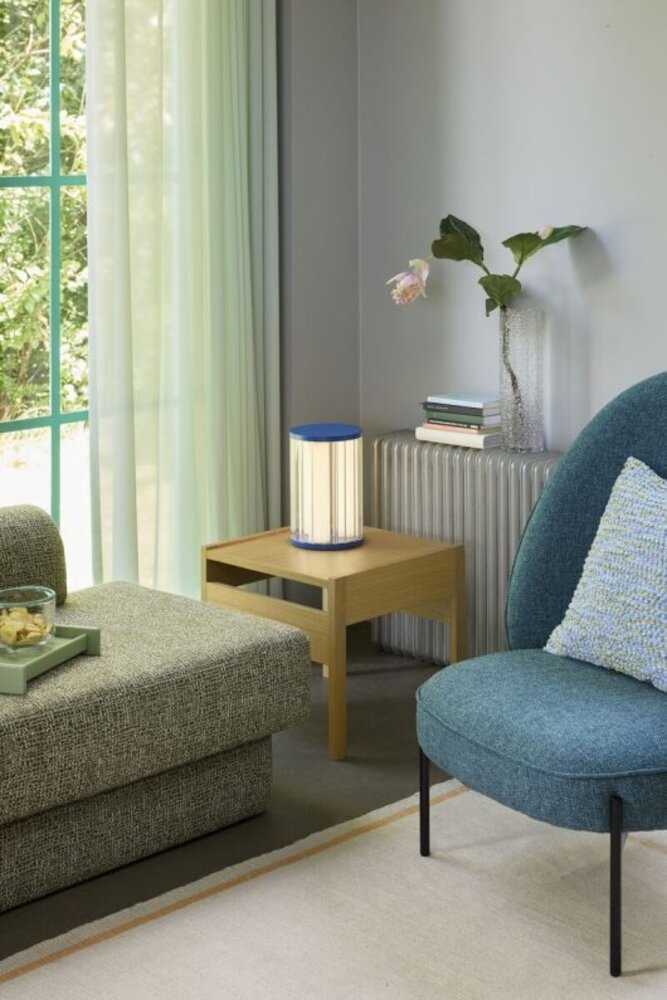 Hubsch Aru tafellamp blauw Hubsch Aru tafellamp blauw