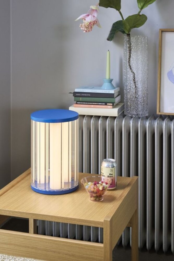 Hubsch Lampe de table Aru bleue Hubsch Lampe de table Aru bleue