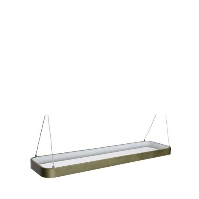 Hubsch Große Röhren-Pendelleuchte in Metallic-Grün Hubsch Große Röhren-Pendelleuchte in Metallic-Grün