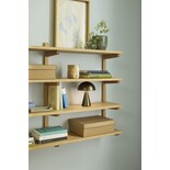 Hubsch Estante de pared largo natural Hubsch Estante de pared largo natural