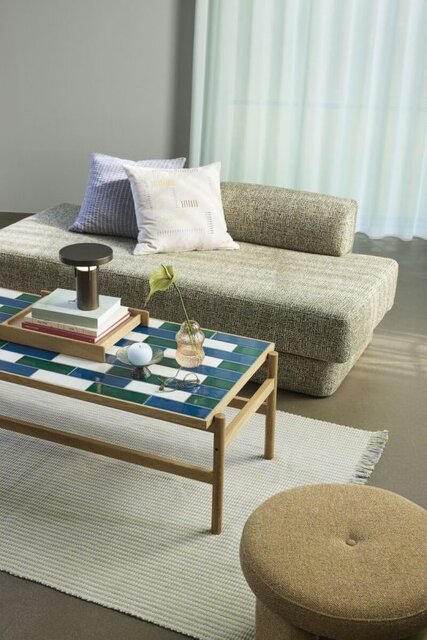 Hubsch Table basse à motif multicolore Hubsch Table basse à motif multicolore