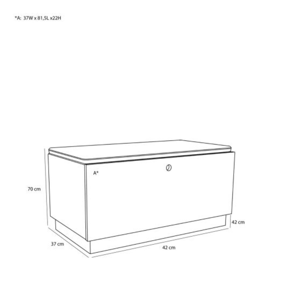Hubsch Alkovebenk naturlig Hubsch Alkovebenk naturlig