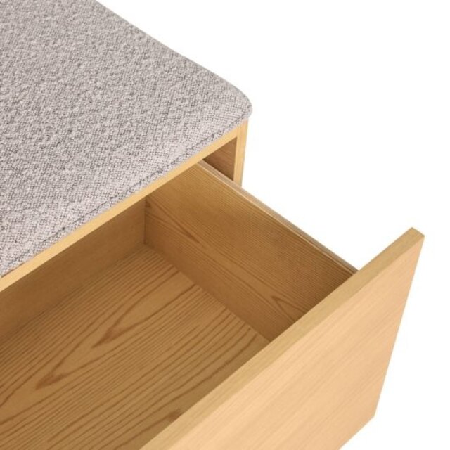 Hubsch Alcove bankje naturel Hubsch Alcove bankje naturel