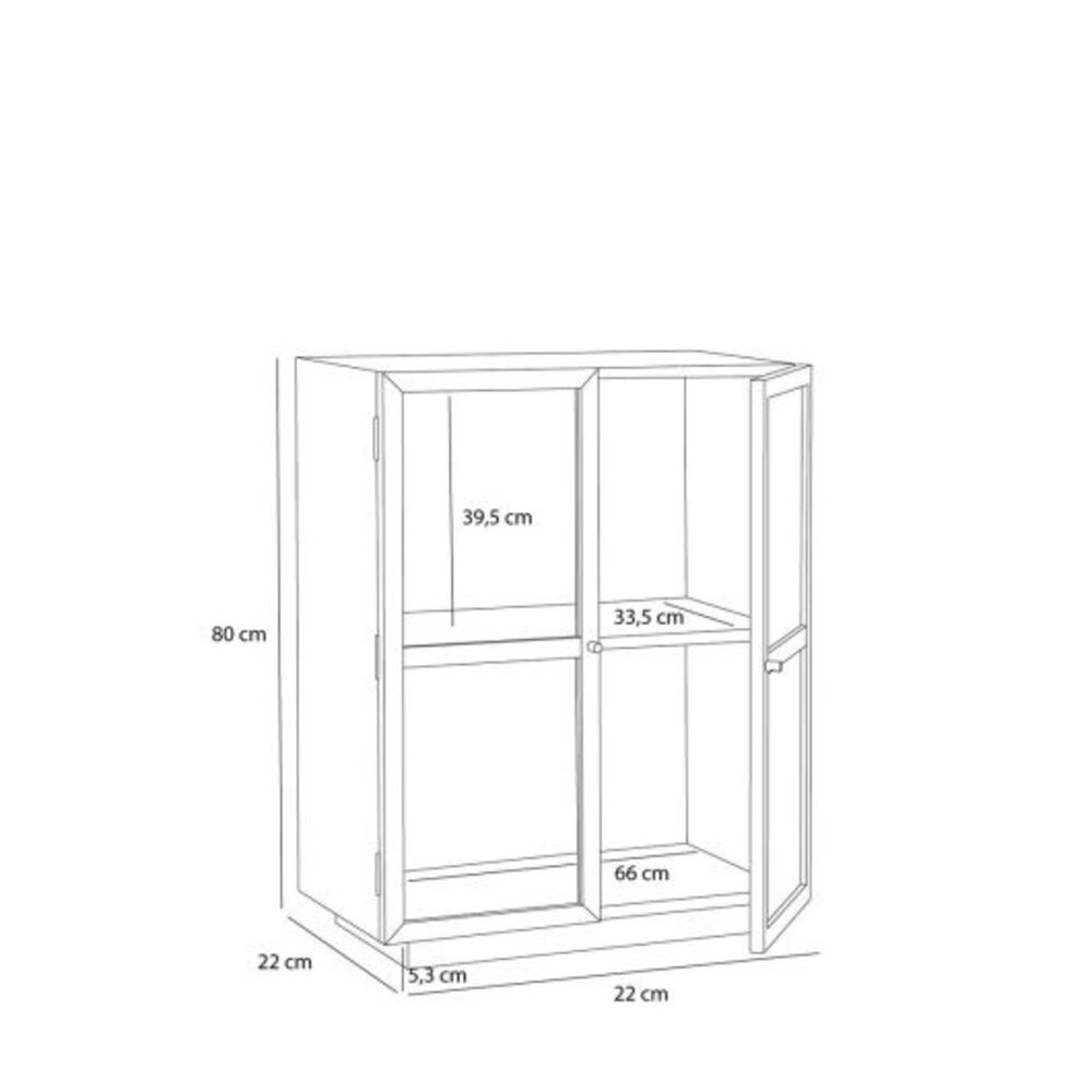 Hubsch Mae credenza naturale