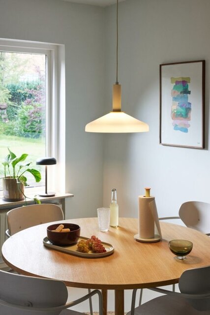 Hubsch Dining table wood around Hubsch Dining table wood around