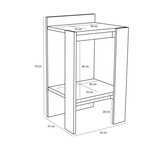 Hubsch Fusionner les tables de chevet naturelles Hubsch Fusionner les tables de chevet naturelles