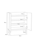 Hubsch Ark cabinet natural Hubsch Ark cabinet natural