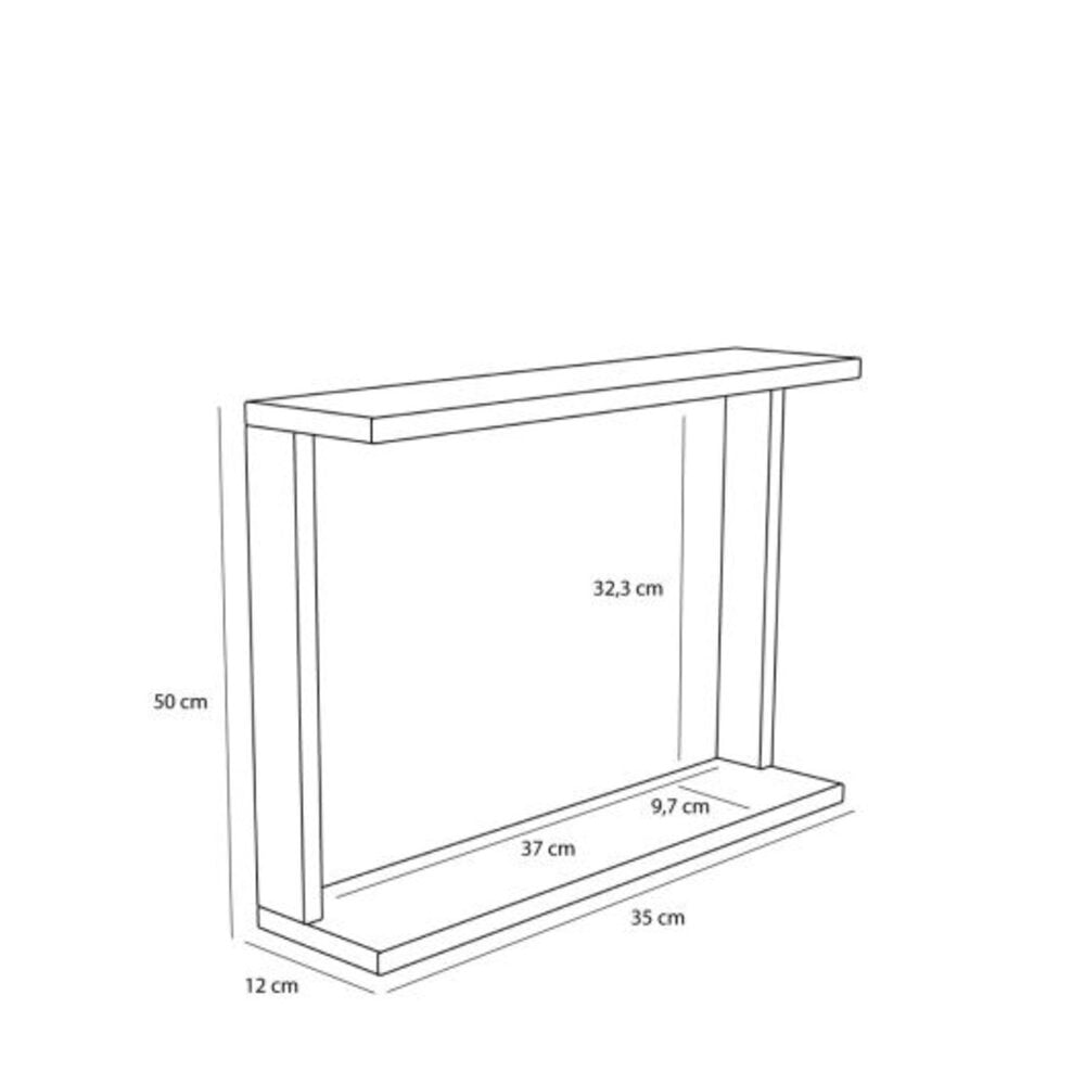 Hubsch Espejo base natural Hubsch Espejo base natural