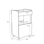 Hubsch Forma trolley natural Hubsch Forma trolley natural