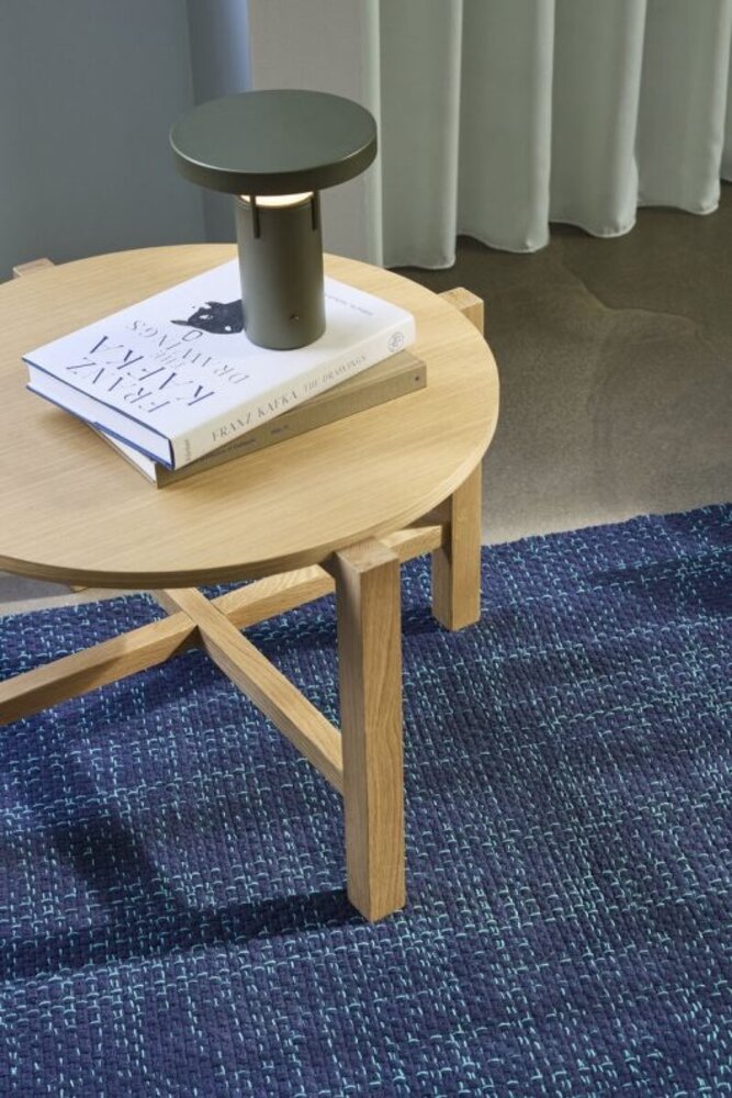 Hubsch Four salontafel naturel set van 2 stuks Hubsch Four salontafel naturel set van 2 stuks