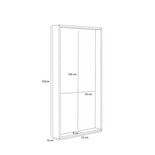 Hubsch Toujours miroir naturel Hubsch Toujours miroir naturel