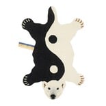 Doing Goods Mara Yin Yang isbjørnetæppe L Doing Goods Mara Yin Yang isbjørnetæppe L