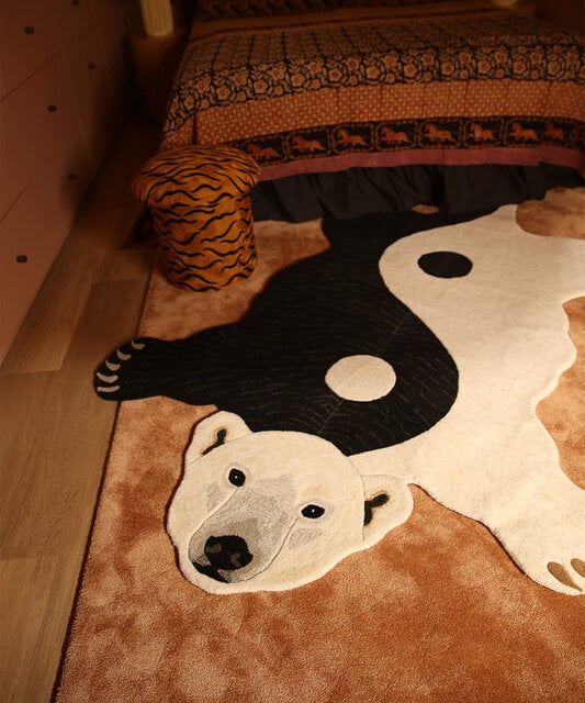 Doing Goods Tapis Mara Yin Yang Ours Polaire XL Doing Goods Tapis Mara Yin Yang Ours Polaire XL